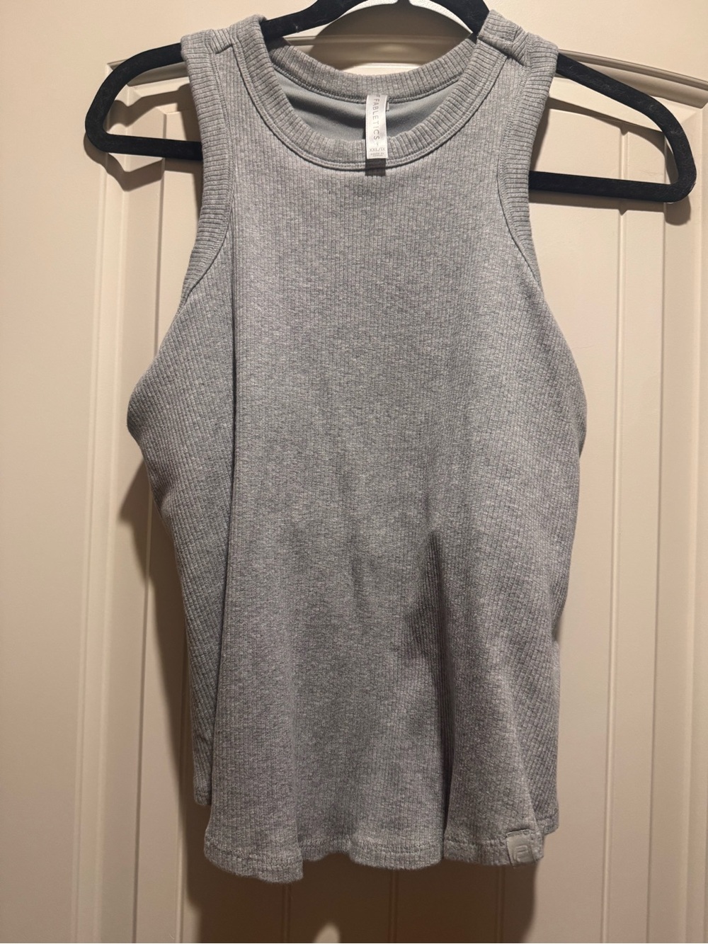 Fabletics High Neck Rib Built-In Bra Tank